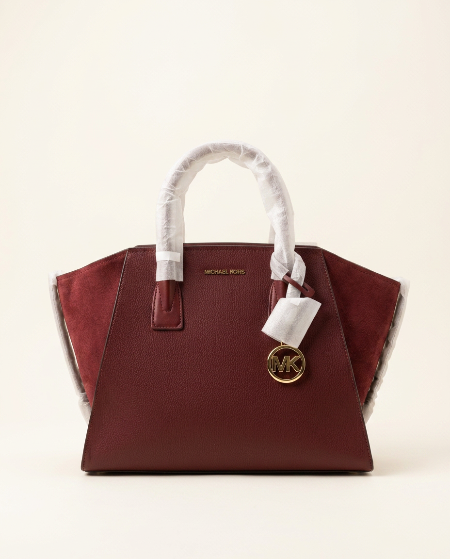 Avril Small Satchel — Bordeaux