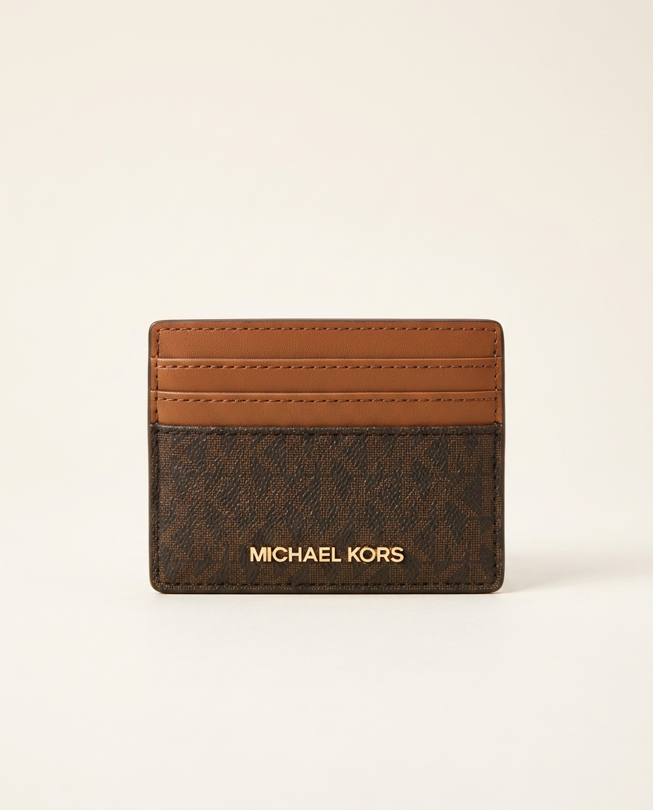 Jet Set Card Holder — Mocha Monogram