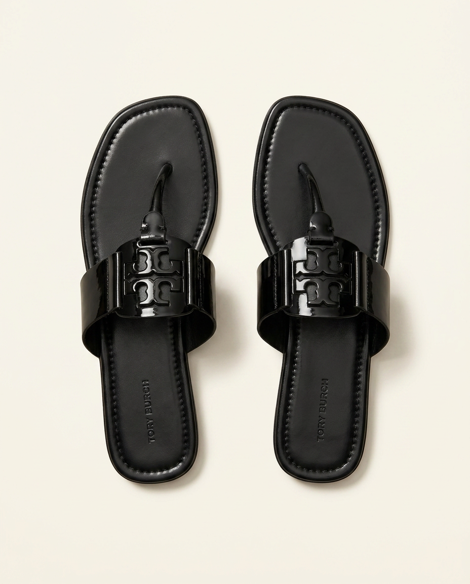 Miller Sandal — Black Patent